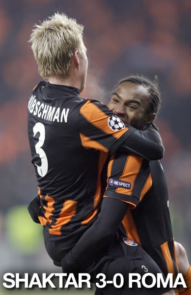 Shaktar humilló a la Roma