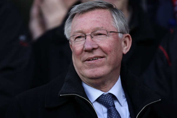 Sir Alex Ferguson contento con su equipo