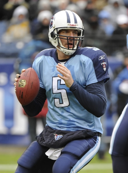 Titanes comenzó con el veterano Kerry Collins como QB.
