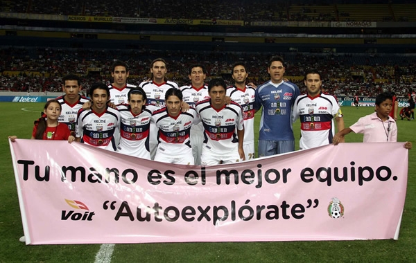 Atlante posó para la foto oficial.