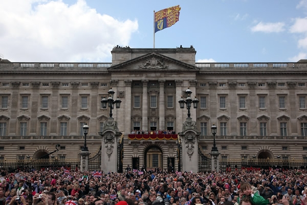 Buckinhgam es la Residencia oficial de la Reina Isabel II