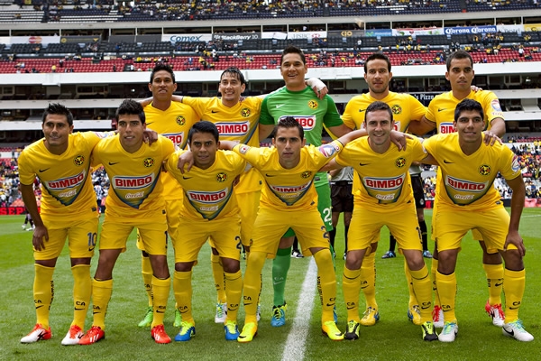 Sin cuatro de sus jugadores titulares, así salió América.