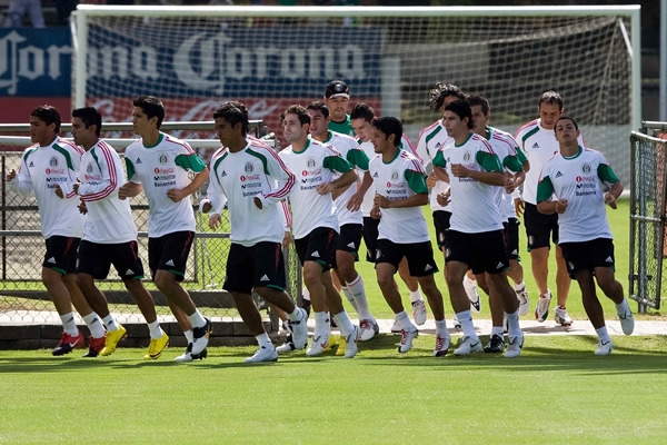 Entrenamiento de la Selección Mexicana