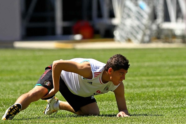 Entrenamiento de la Selección Mexicana