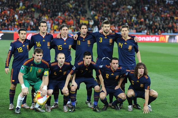 España jugaba su primera Final.