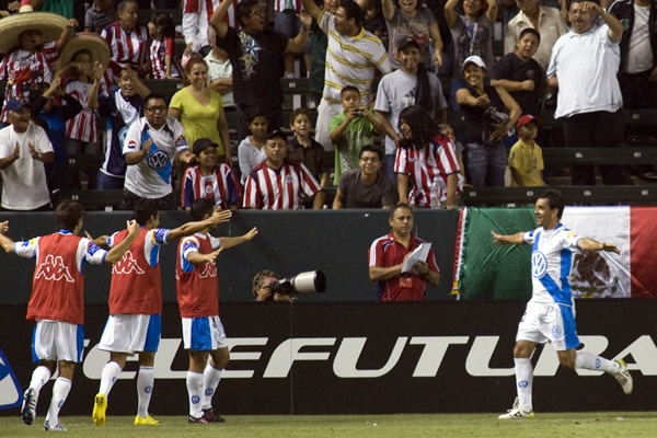 La celebración por el gol