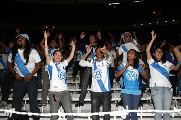 Algunos poblanos hicieron el viaje