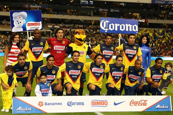 América posa para las cámaras antes del partido