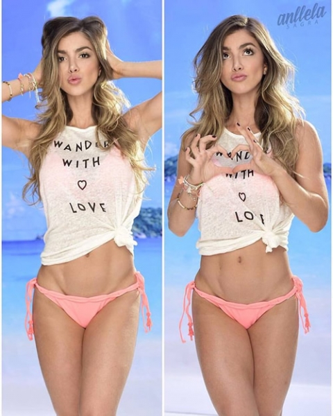 Anllela Sagra, te hará amar el ejercicio y sus curvas. 