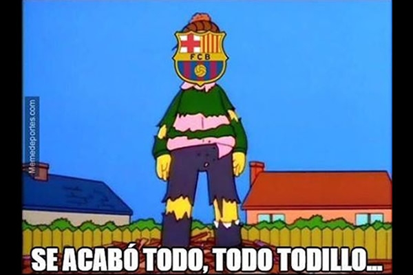 Barcelona y su debacle, la comidilla de los memes.
