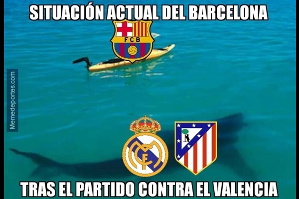 Barcelona y su debacle, la comidilla de los memes.