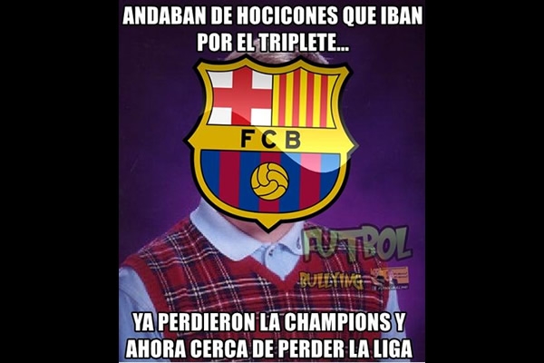 Barcelona y su debacle, la comidilla de los memes.