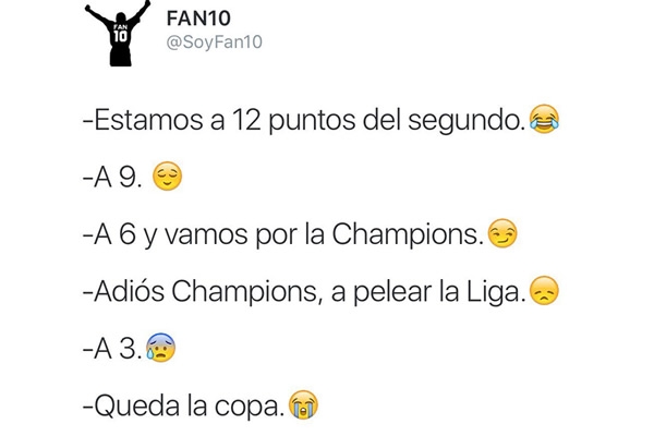 Barcelona y su debacle, la comidilla de los memes.