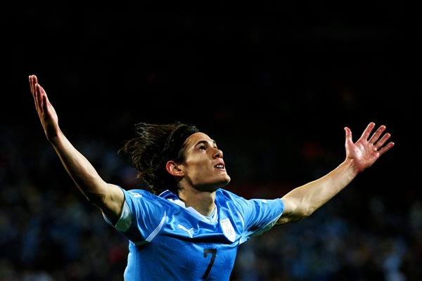 Cavani marcó el 1-1