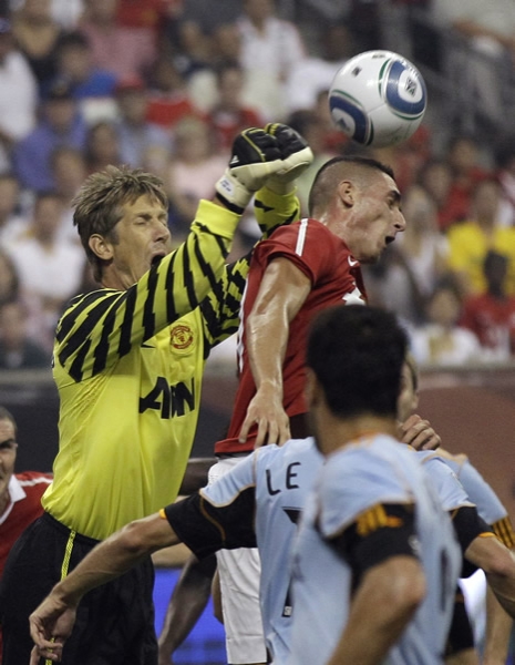 El arquero del Manchester recibió dos goles
