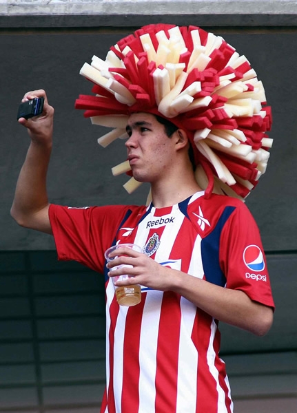 El colorido en la tribuna