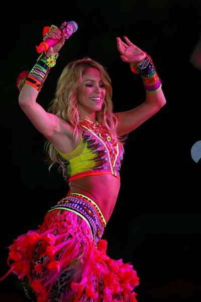 El movimiento de caderas de Shakira.