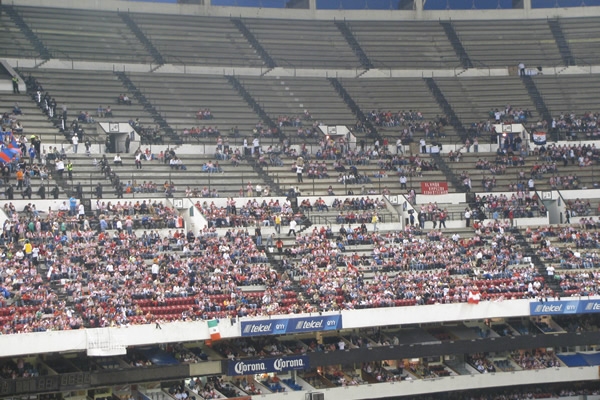 En la parte alta no se llenó