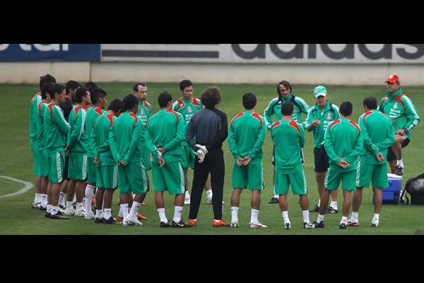 Entrenamiento de la Selección Mexicana