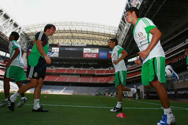 Entrenamiento de la Selección Mexicana