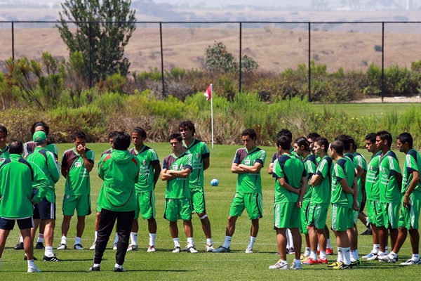 Entrenamiento de la Selección Mexicana