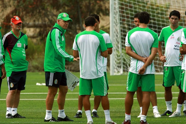 Entrenamiento de la Selección Mexicana