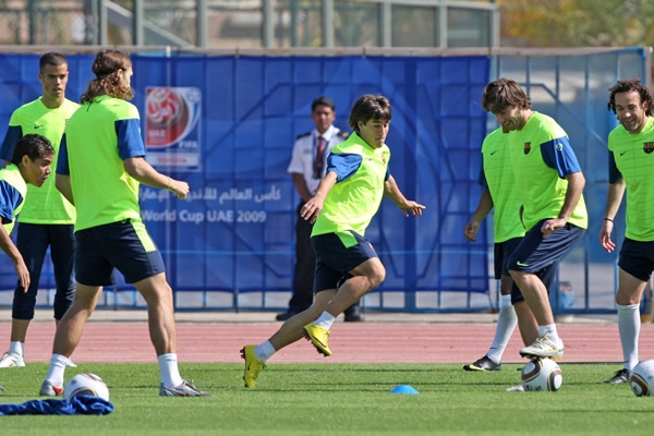 Entrenamiento del Barcelona