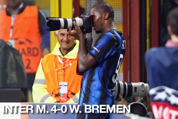 Etoo llevó al triunfo al inter.