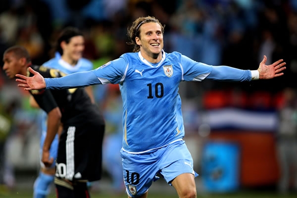 Forlán fue una de las figuras del Mundial