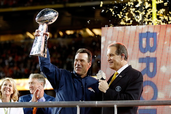Gary Kubiak, el head coach de los Broncos.