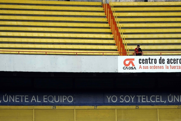Hubo poca gente en la parte alta