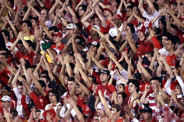 La afición cantó en todo momento