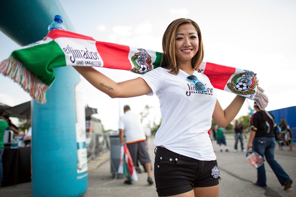 La batalla de bellezas también se dio en el Dallas Stadium.