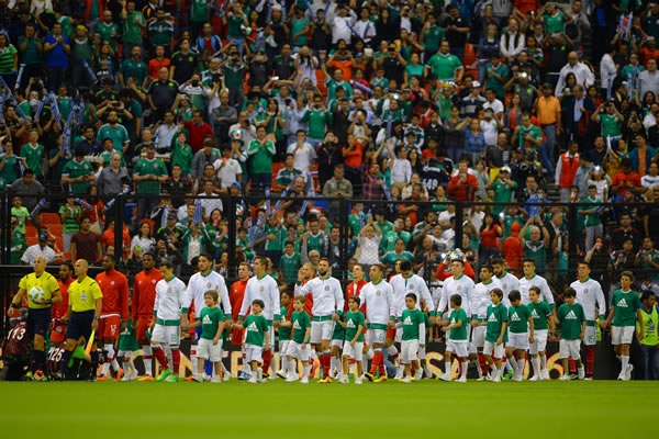 La entrada a la cancha.