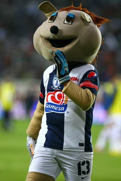 La mascota de los Tuzos del Pachuca