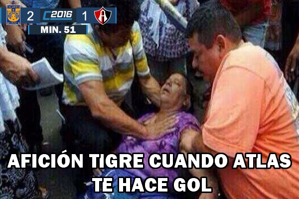 La Memecrónica del Tigres 2-2 Atlas