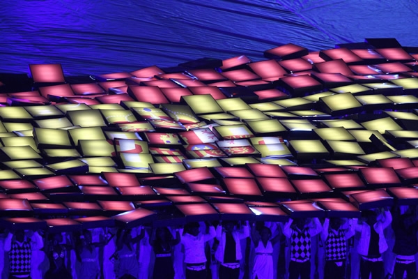 La representación de la bandera española