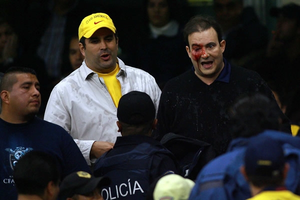 Lamentable imagen en las gradas