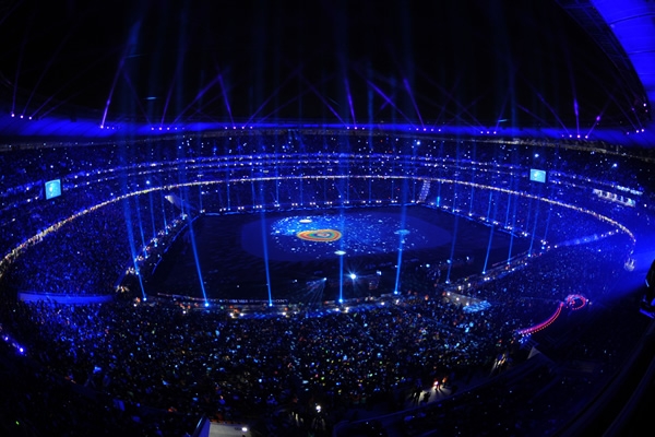 Los juegos de luces espectaculares.