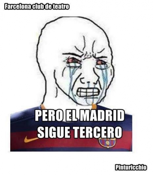 Memes de la derrota culé en el Clásico.