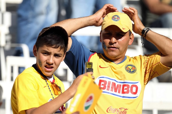 Muchos americanistas asistieron al estadio