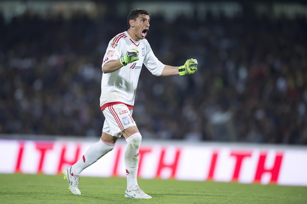 Nahuel Guzmán estalló de júbilo con el gol del francés.