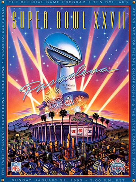 Los programas oficiales del Super Bowl son piezas de colección.
