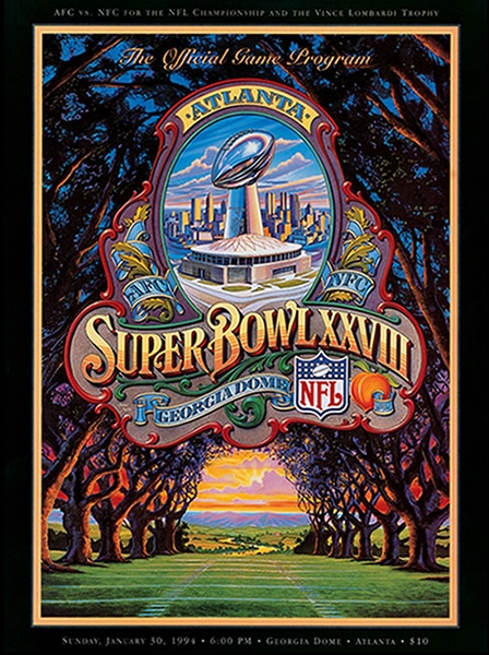 Los programas oficiales del Super Bowl son piezas de colección.