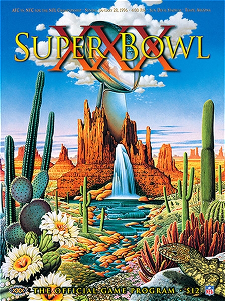 Los programas oficiales del Super Bowl son piezas de colección.