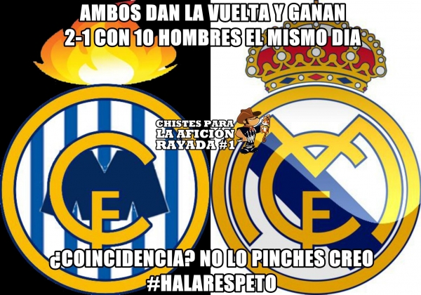 Rayados, el Real Madrid en memes
