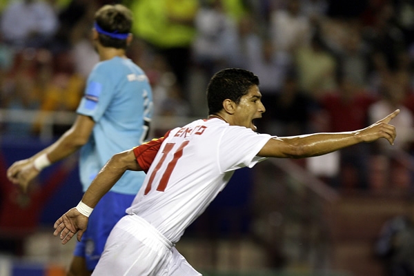 Renato Dirnei anotó su tanto en la victoria.