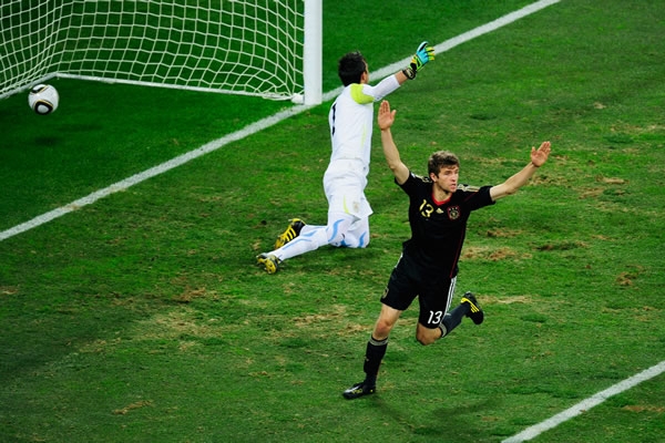 Thomas Müller, una de las sensaciones del Mundial