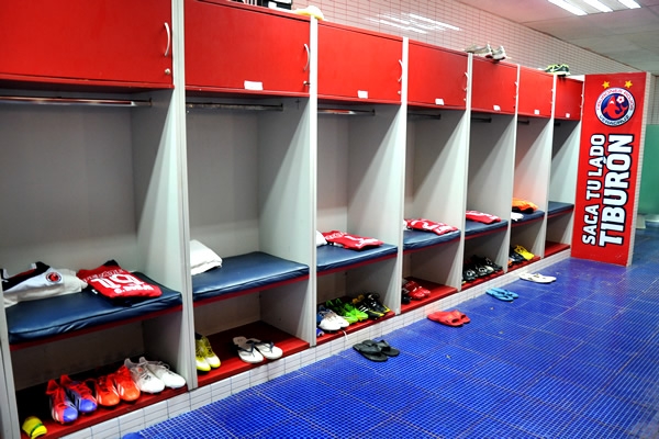 Todo listo para saltar a la cancha.