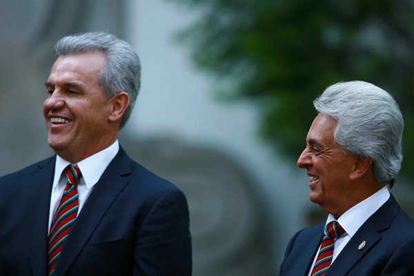 Aguirre y Compeán estuvieron en Los Pinos.